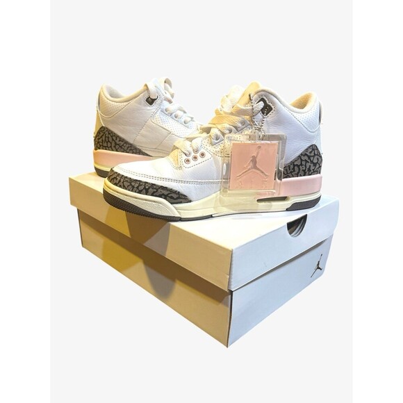 Women’s Size 6 Air Jordan 3 Retro Dark Mocha Sneakers Shoes OG Box - Picture 9 of 10